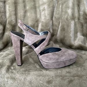 NEW! Stuart Weitzman - Suede Leather Strappy Pumps